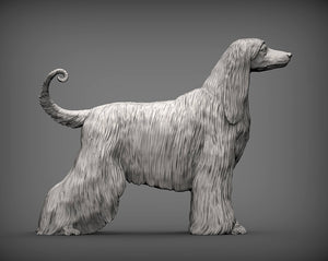 Afghan Hound Sculpture (Standing)