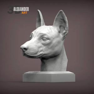 Basenji Bust