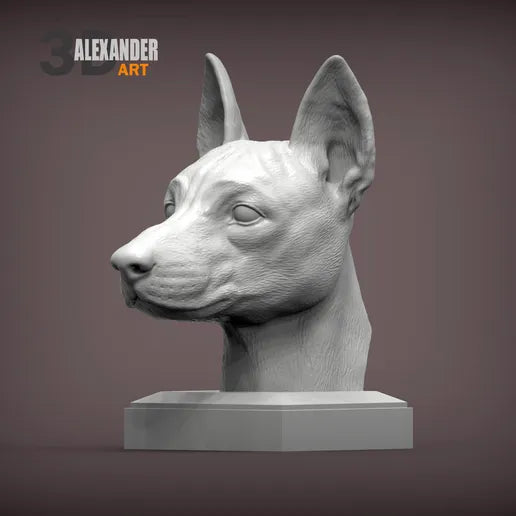 Basenji Bust