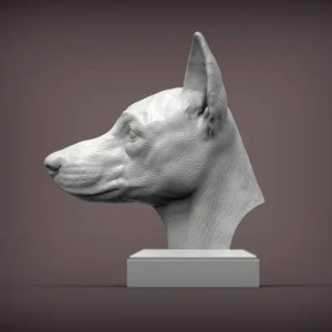 Basenji Bust