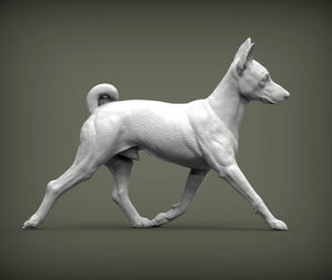 Basenji Sculpture (Running)