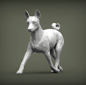 Basenji Sculpture (Running)
