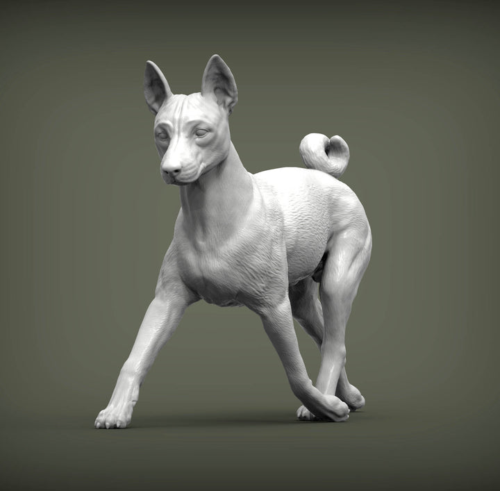 Basenji Sculpture (Running)