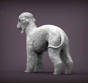 Bedlington Terrier Sculpture (Standing)