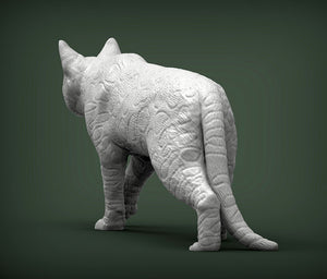 Bengal Cat Sculpture (Standing)