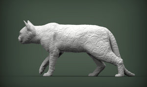 Bengal Cat Sculpture (Standing)