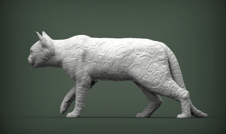Bengal Cat Sculpture (Standing)