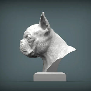 Boston Terrier Bust
