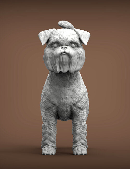 Brussels Griffon Sculpture (Standing)