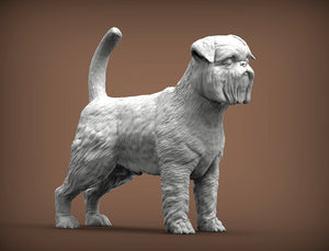Brussels Griffon Sculpture (Standing)