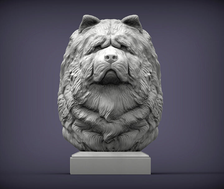 Chow Chow Bust