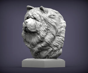 Chow Chow Bust