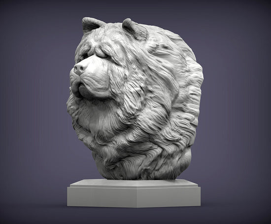 Chow Chow Bust