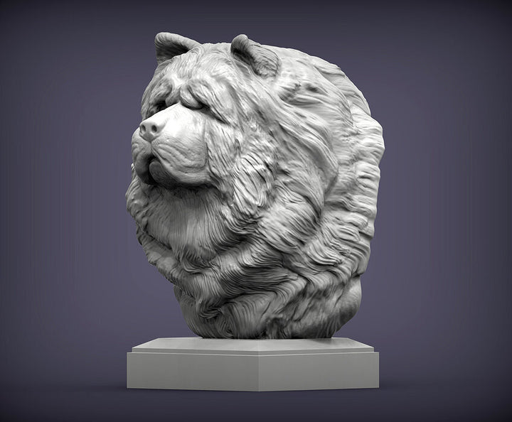 Chow Chow Bust