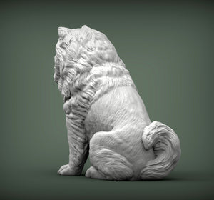 Chow Chow Sculpture (Sitting)