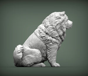 Chow Chow Sculpture (Sitting)