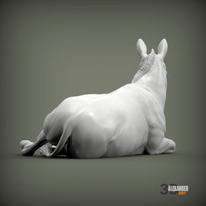 Donkey Sculpture (Lying Down)