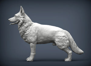 German Shepherd Sculpture (Standing)