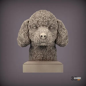 Poodle Bust
