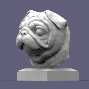 Pug Bust