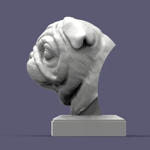 Pug Bust