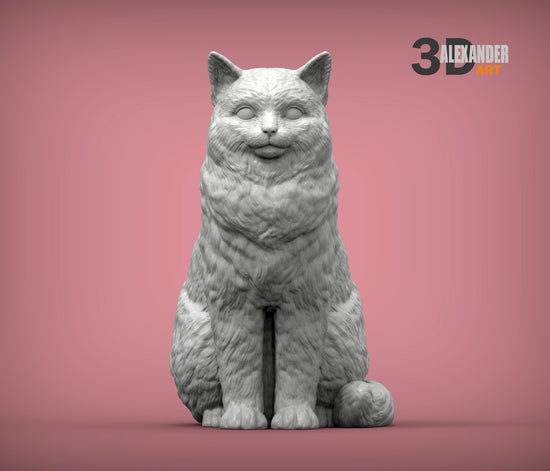 Ragdoll Cat Sculpture