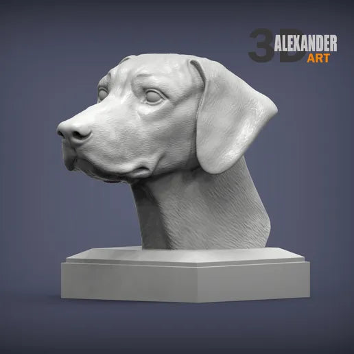 Rhodesian Ridgeback Bust