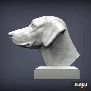 Rhodesian Ridgeback Bust
