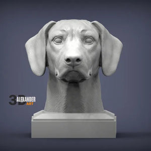 Rhodesian Ridgeback Bust