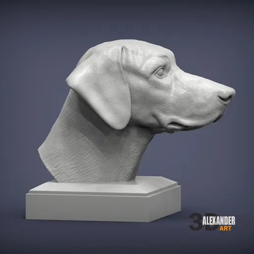 Rhodesian Ridgeback Bust