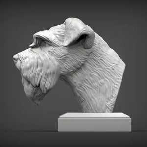 Schnauzer Bust