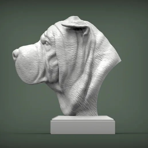 Shar Pei Bust