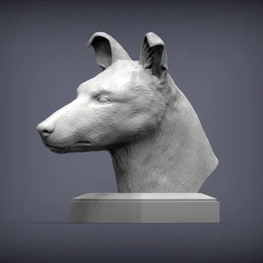 Smooth Coated Collie Bust
